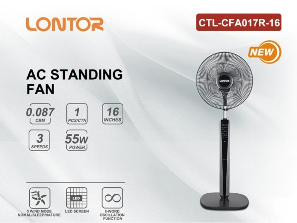 Lontor Ac Standing Fan – 16 Inches